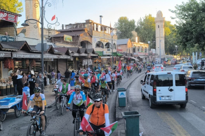 Urfa'da Filistin İçin Pedal Çevrildi