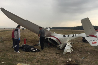 Eğitim Uçağı Düştü 2 Pilot Öldü