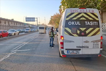 Öğrenci Servisleri Denetlendi