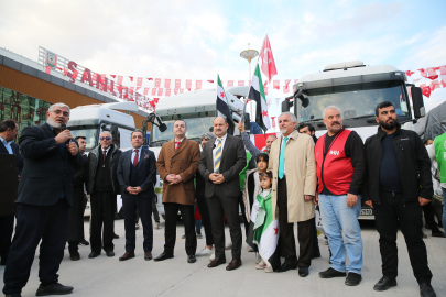 Şanlıurfa'dan 5 Tır Yardım Gönderildi